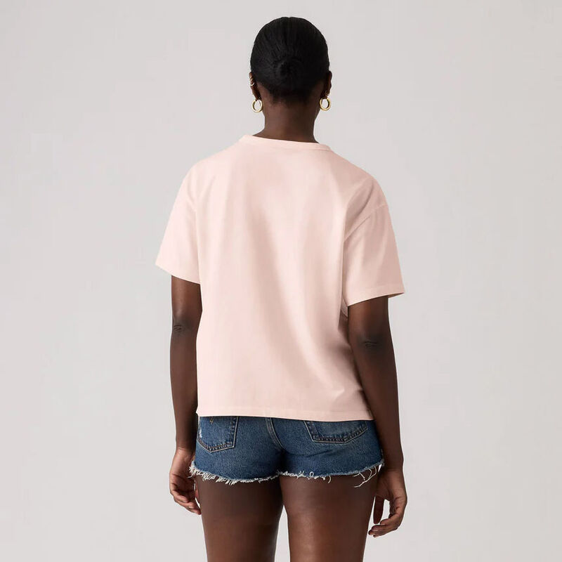 Levi's Graphic Vintage Tee Poster Daisy Boots Crystal Pink image number 1